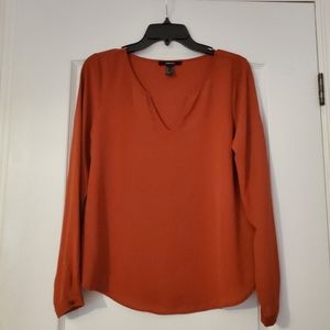 Orange Blouse